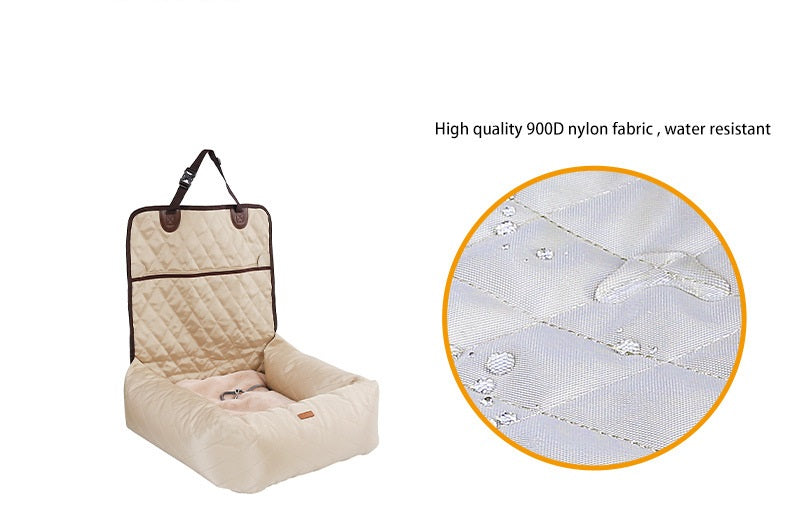 2 In 1 Pet Carrier Folding Car Seat Pad