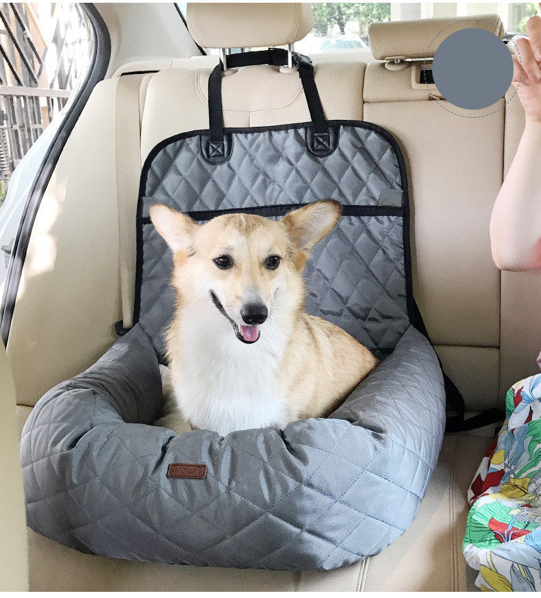 2 In 1 Pet Carrier Folding Car Seat Pad